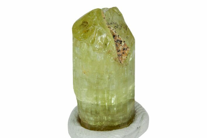 Gemmy, Yellow Apatite Crystal - Morocco #239145